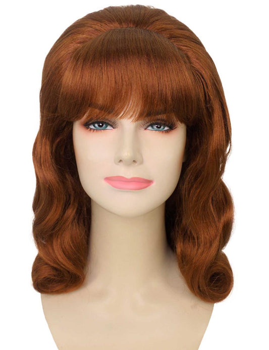 Wigs2you ハロウィンパーティープレミアムレディース ジンジャー・グラント ライトブラウンウィッグ H-5706