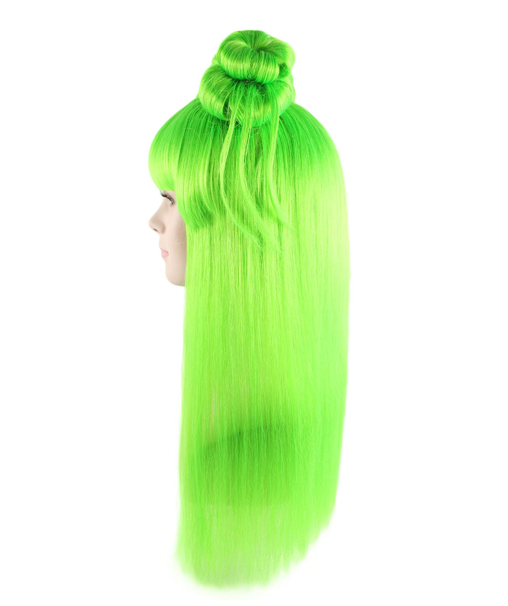 Wigs2you ハロウィン パーティー プレミアム レディース H-1201 快適なフィット感のライム アジアン プリンセス ウィッグ