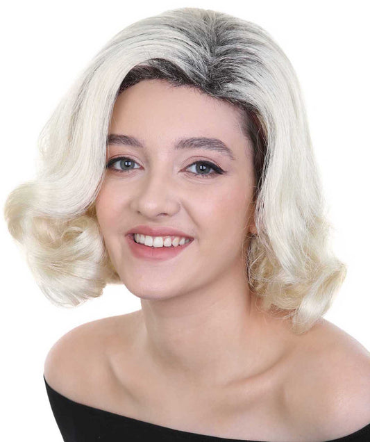 ショートオンブルブロンドウィッグ H-3831 ハロウィン モダンワイフウィッグ 複数のカラーオプション