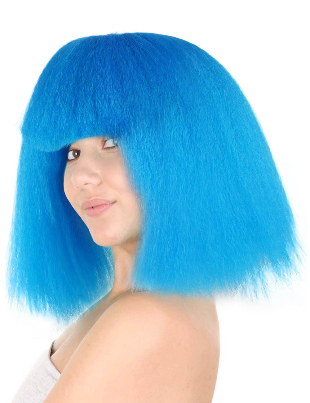 Wigs2you ハロウィンパーティープレミアムレディース H-1499 美しいルックを手に入れよう!ポップスターロイヤルブルーウィッグ