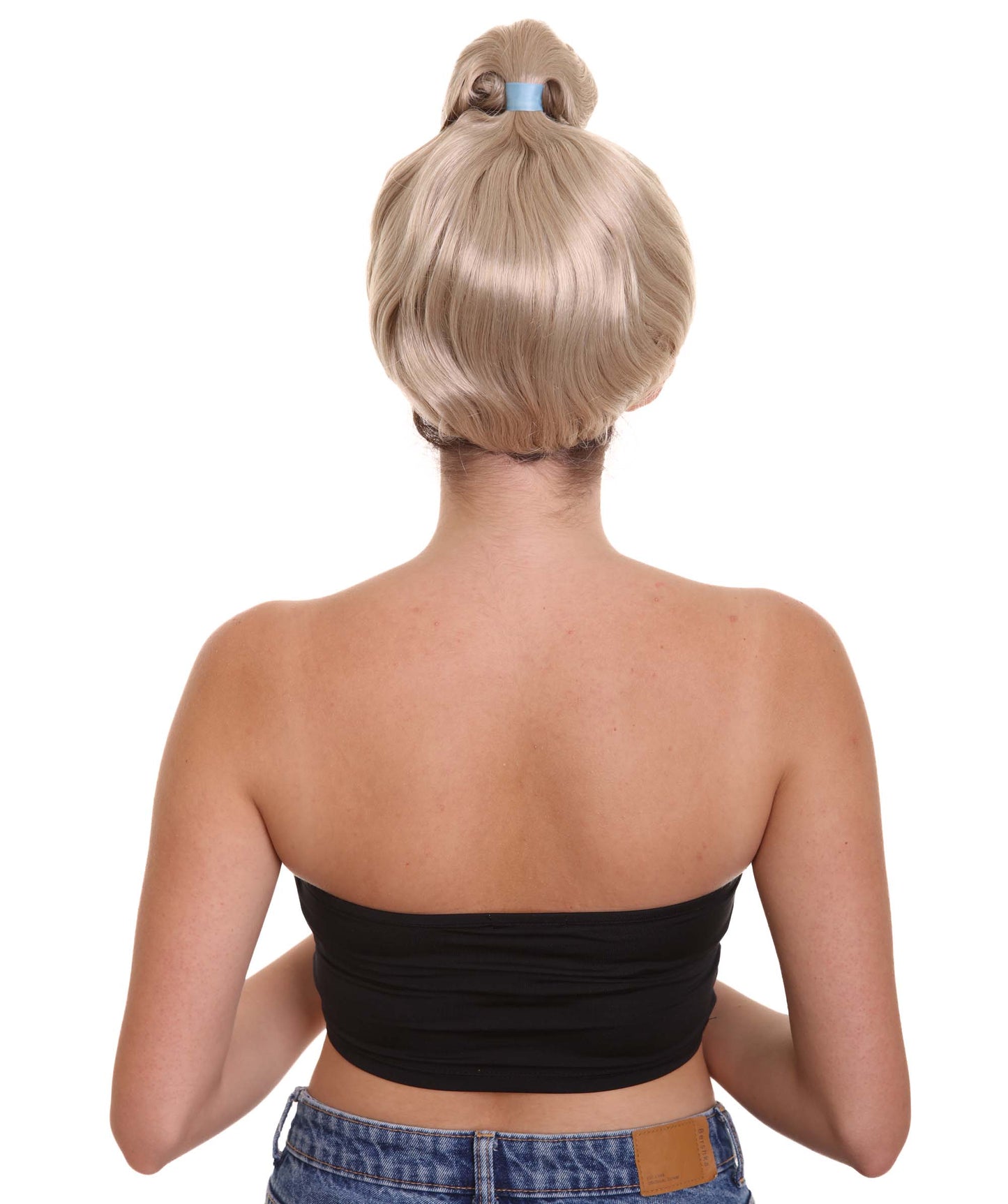 プリンセス シンデレラ ブロンドウィッグ H-4629 ストーリーブック&フェアリーテールウィッグ プレミアム通気性キャップレスキャップ