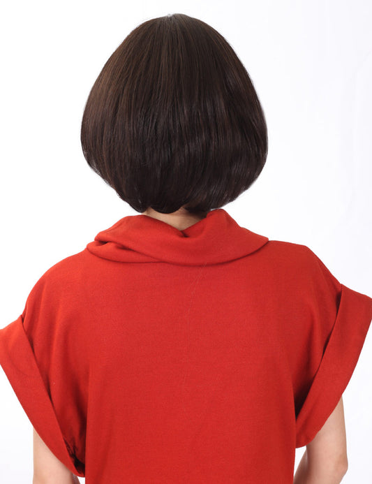 女性用 耐熱商品 ふんわり内巻きボブっぽい印象にウィッグネット付き