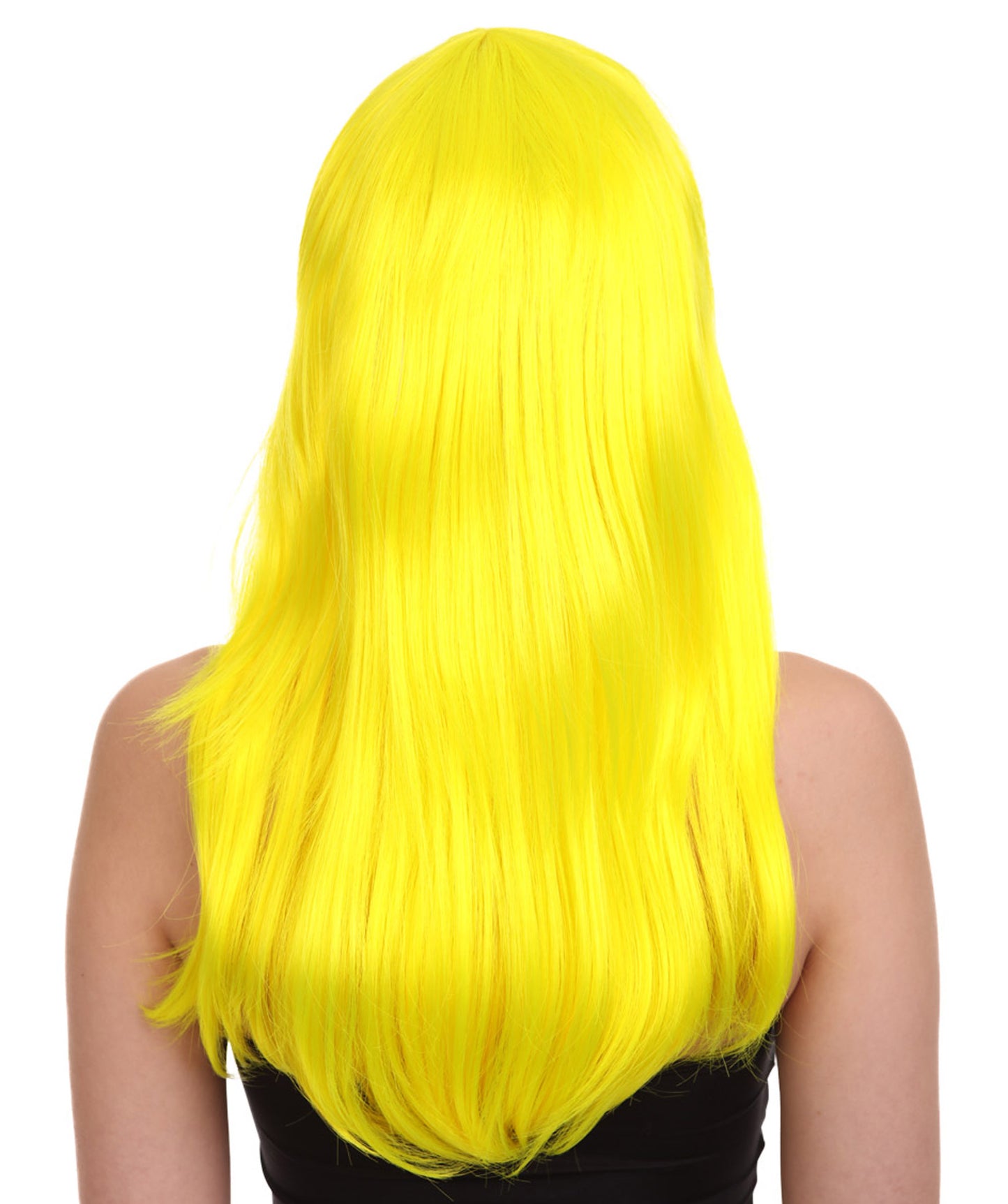 Wigs2you ハロウィンパーティープレミアムレディース H-1068 とても快適なグラマーグリーンウィッグ ネオンイエローカラー
