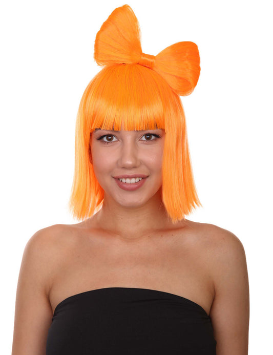 Wigs2you ハロウィン パーティー プレミアム レディース H-1657 簡単に着用でき 非常に快適なオレンジ バタフライ ウィッグ