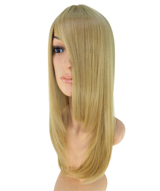 レディースファッション C-054 ロングストレート C-プラチナブロンド コスプレヒートスタイラブルウィッグ