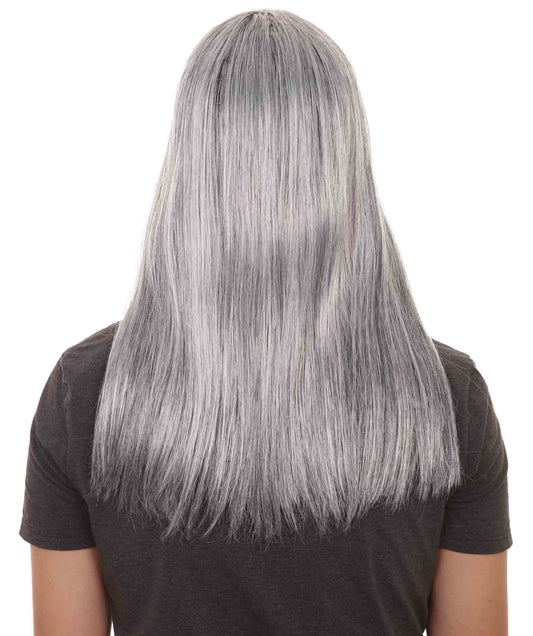 メンズ ヴァンパイア ウィッグ H-2157 グレー ホラー コスプレ ハロウィン ウィッグ プレミアム 通気性のあるキャプレスキャップ