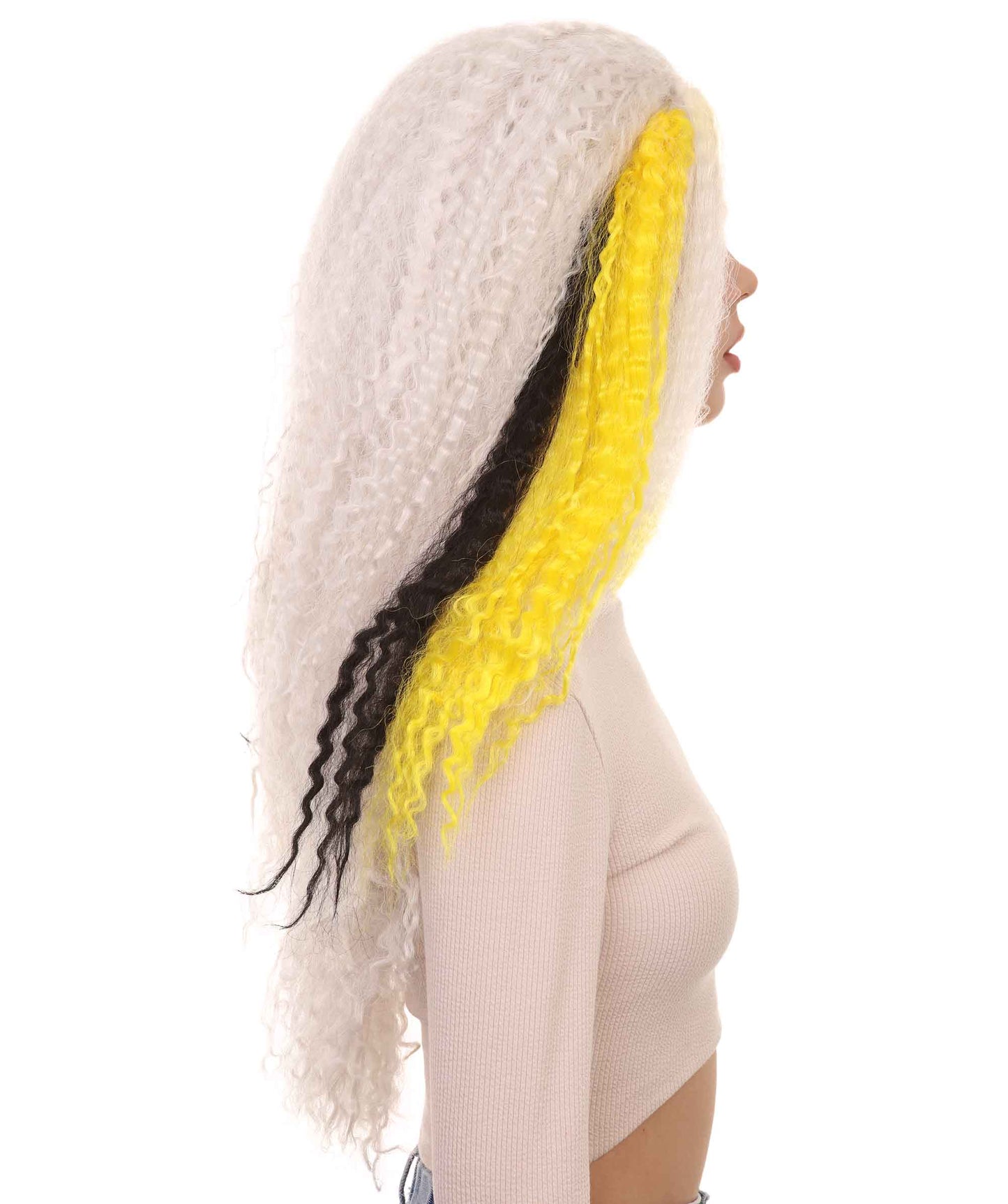 Wigs2you ハロウィンパーティープレミアムレディース H-1867 華やかに見えるニューモンスターハイ エレクトリファイドフランキーコスプレウィッグ