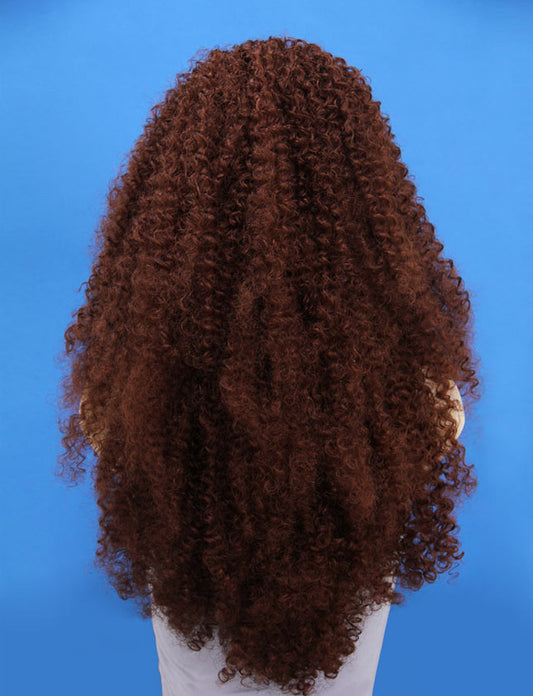 レディースファッション W-310 ブラックドレッドロックとアフロウィッグ 合成繊維 パーティーに最適