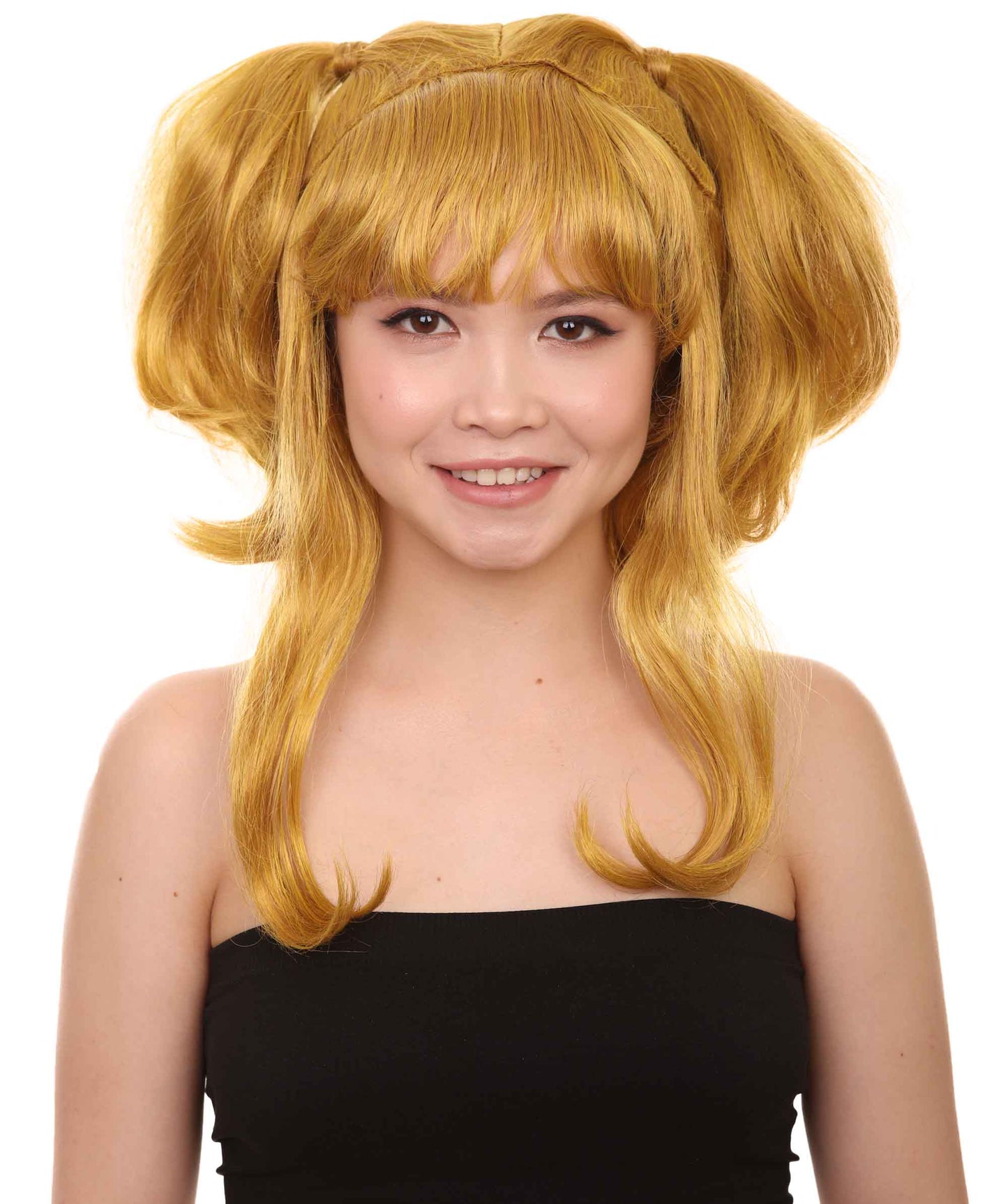 Wigs2you ハロウィンパーティープレミアム レディース H-805 バナナエンジェルウィッグ ゴールドカラー