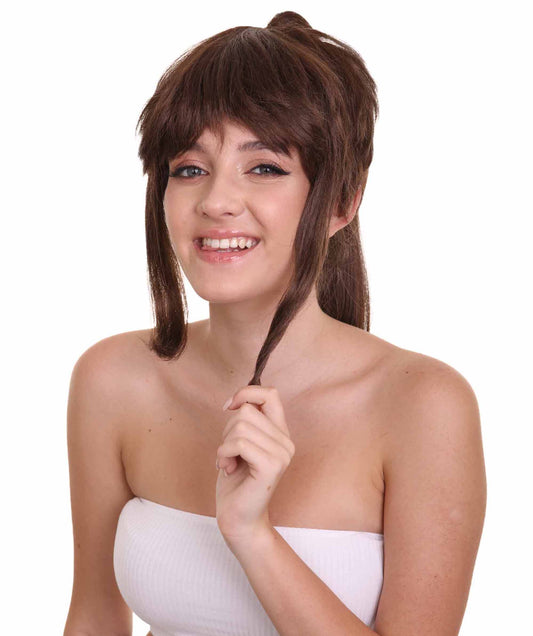 ハロウィンパーティープレミアム H-2553 セーラージュピターのコスプレウィッグ 華麗なレディースウィッグでのダッパーからダッシングへの変身