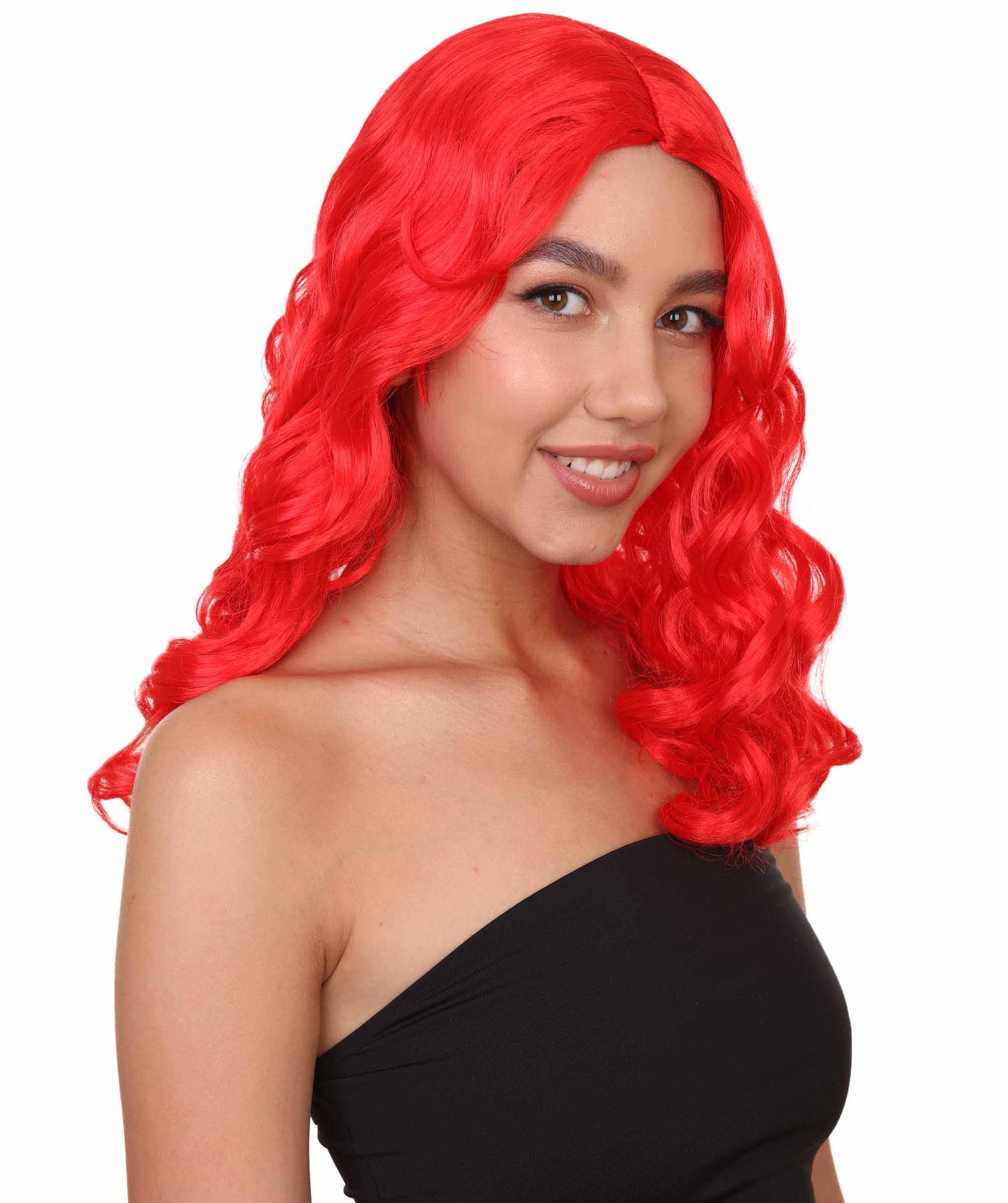Wigs2you ハロウィンパーティープレミアム レディース H-1078 アリスウィッグ 鏡の国のアリス レッド色