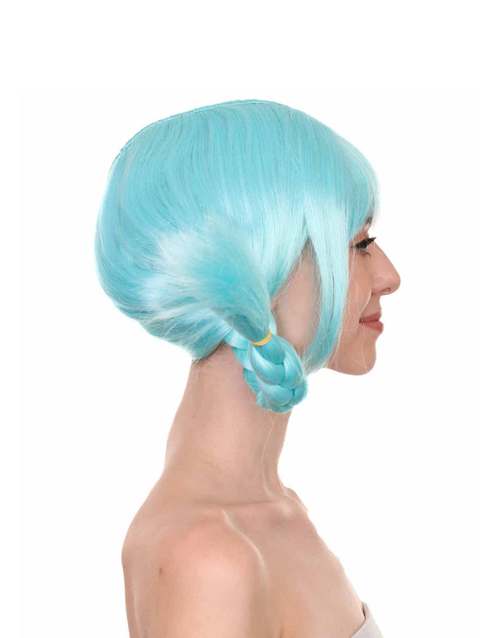 Wigs2you ハロウィンパーティープレミアムレディース H-1638 着用が簡単 とても快適 ピッピ ブルー