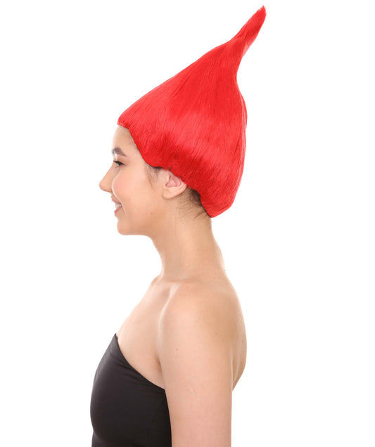 女性用 コスプレウィッグ ポルトガルフラッグ トロールスタイル H-3990 プレミアム 通気性の良い キャップレスキャップ