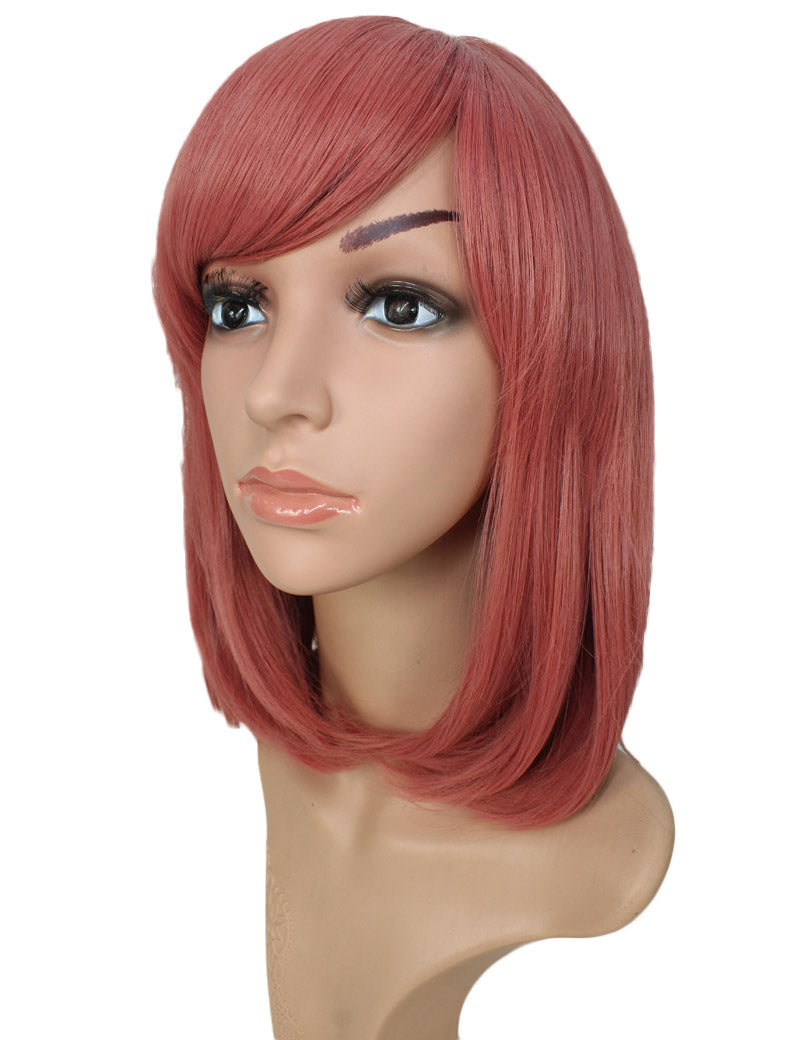 Wigs2You ミディアムストレートウィッグ サイドバング付き フルウィッグ 耐熱ファイバー製 コスプレ・イベント用 - サンディブラウン C-069