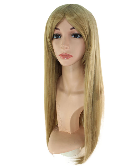 レディースファッション C-052 ロングストレート C-ブラウン コスプレ ヒートスタイルウィッグ