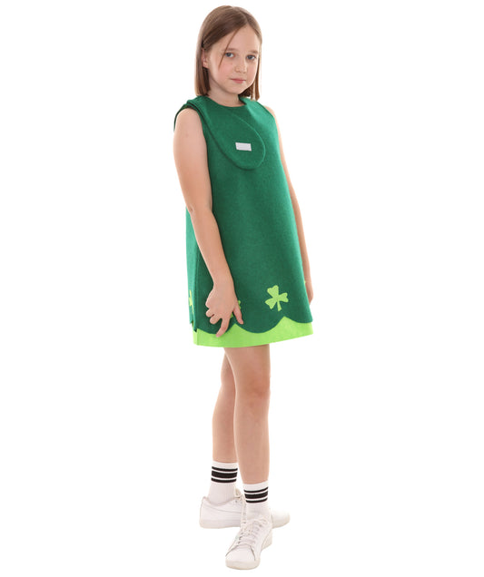 子供用 JCO-165(Kids) 聖パトリックデイ グリーン トロールズ ポピー コスプレ コスチューム