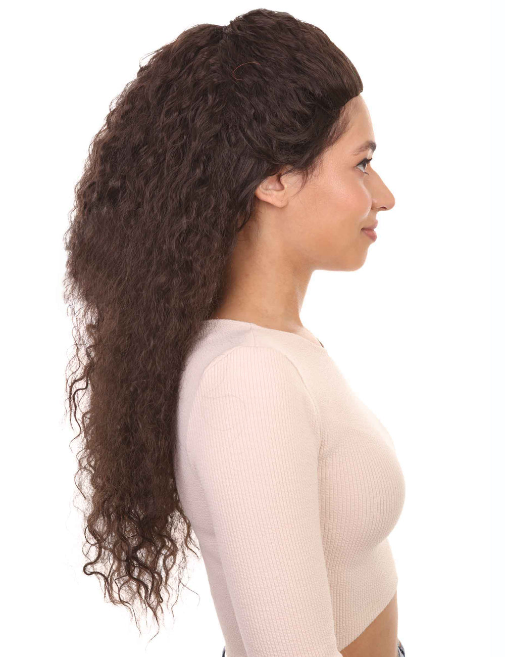 Wigs2you ハロウィンとパーティー プレミアム レディース H-485 ブラウン モアナ ウィッグ