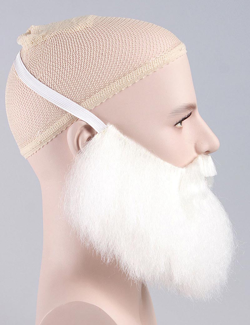 ホワイトメリークリスマスサンタのひげセットと口ひげ、Santa-012