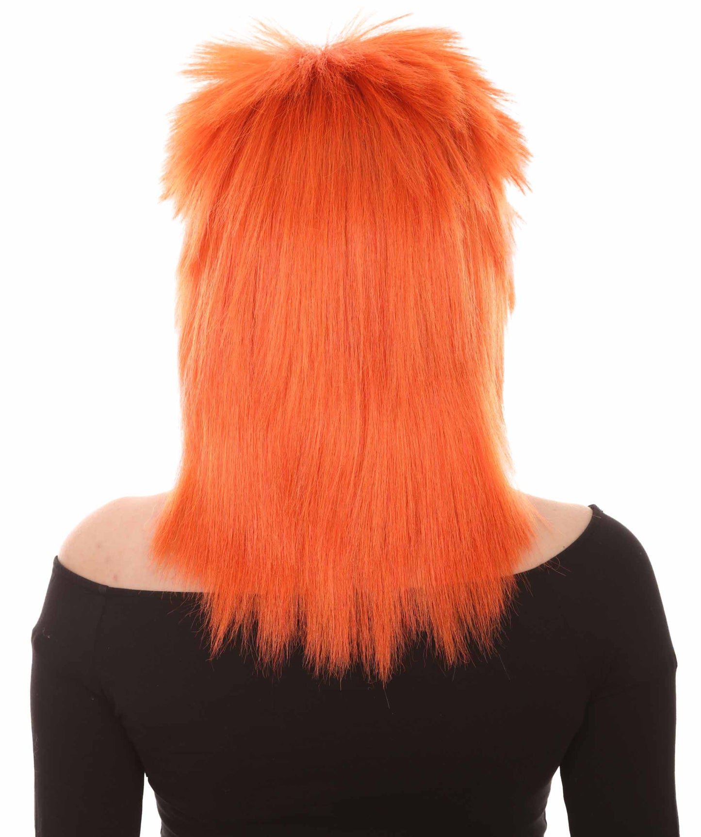 Wigs2you ハロウィン パーティー プレミアム H-1305 簡単に着用でき 快適なフィット感 80 年代女性レッド ロッカー スタイルウィッグ