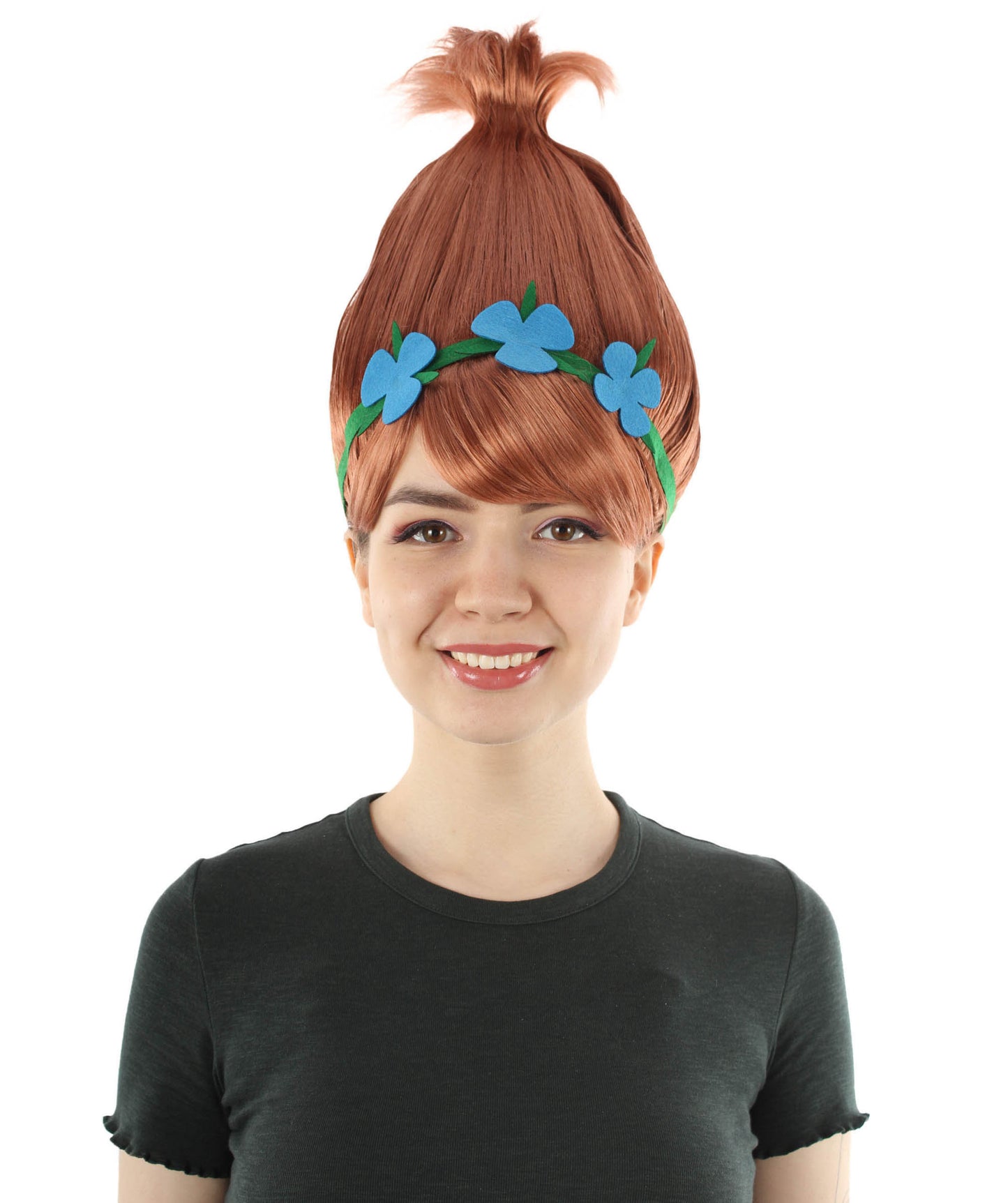 Wigs2you ハロウィン パーティー プレミアム レディース H-1448 着けやすい 快適なフィット感 コスプレウィッグ ポピートロールズ スタイル ピンクカラーウィッグ