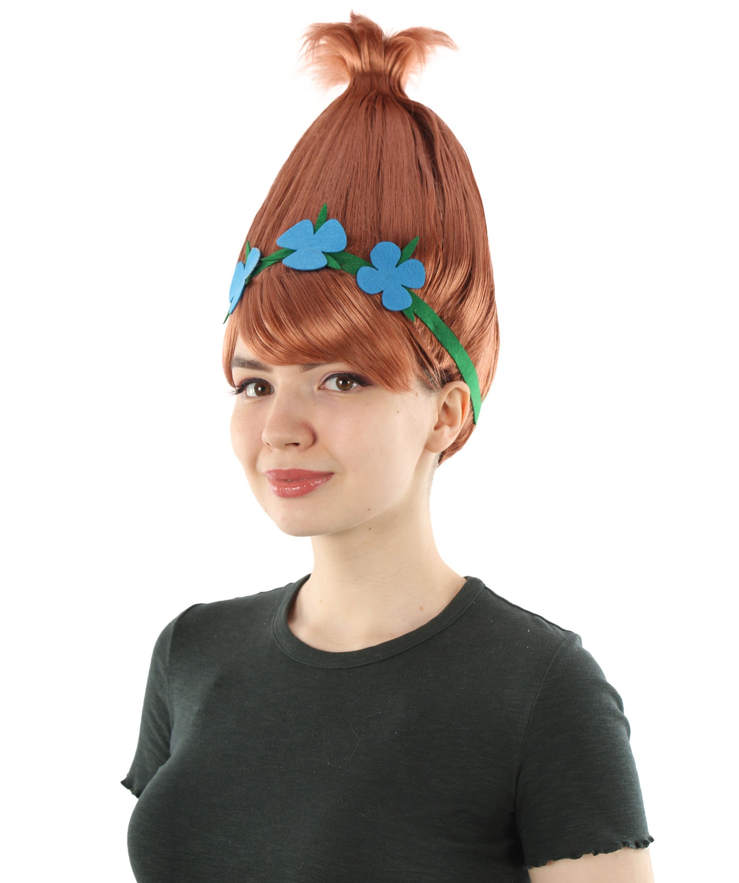 Wigs2you ハロウィン パーティー プレミアム レディース H-1448 着けやすい 快適なフィット感 コスプレウィッグ ポピートロールズ スタイル ピンクカラーウィッグ