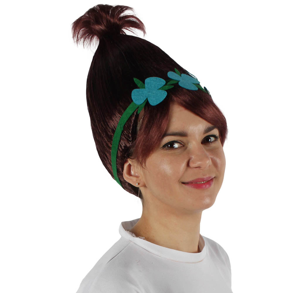 Wigs2you ハロウィン パーティー プレミアム レディース H-1448 着けやすい 快適なフィット感 コスプレウィッグ ポピートロールズ スタイル ピンクカラーウィッグ