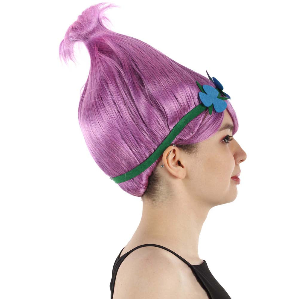 Wigs2you ハロウィン パーティー プレミアム レディース H-1448 着けやすい 快適なフィット感 コスプレウィッグ ポピートロールズ スタイル ピンクカラーウィッグ