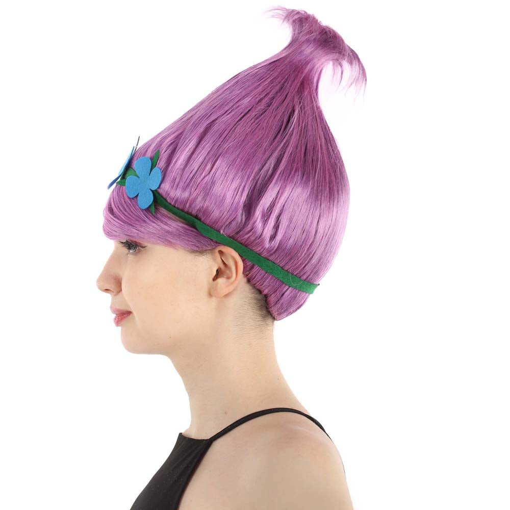 Wigs2you ハロウィン パーティー プレミアム レディース H-1448 着けやすい 快適なフィット感 コスプレウィッグ ポピートロールズ スタイル ピンクカラーウィッグ