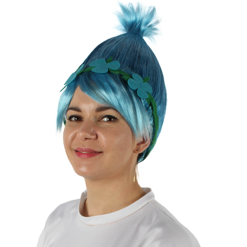 Wigs2you ハロウィン パーティー プレミアム レディース H-1448 着けやすい 快適なフィット感 コスプレウィッグ ポピートロールズ スタイル ピンクカラーウィッグ