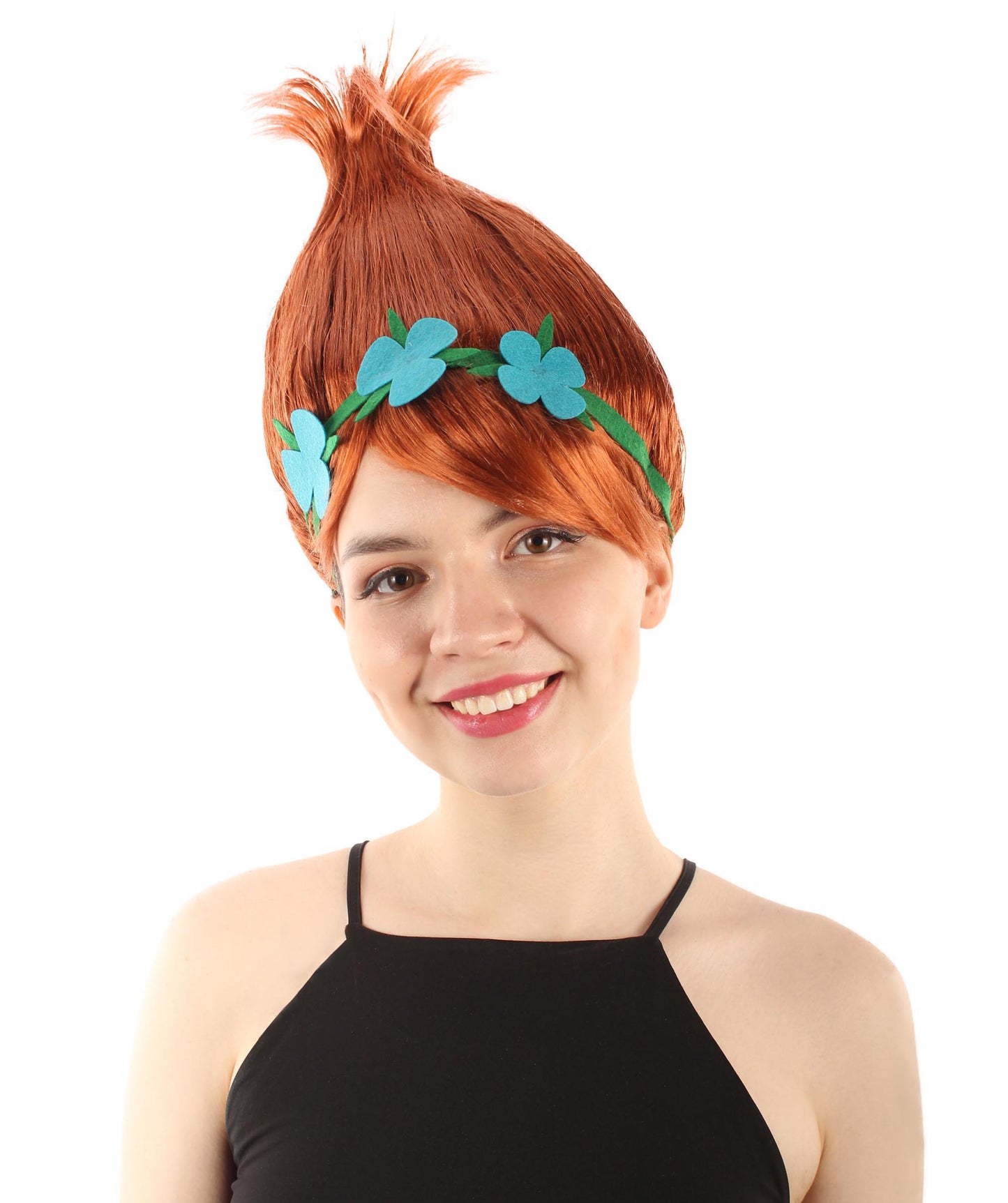 Wigs2you ハロウィン パーティー プレミアム レディース H-1448 着けやすい 快適なフィット感 コスプレウィッグ ポピートロールズ スタイル ピンクカラーウィッグ