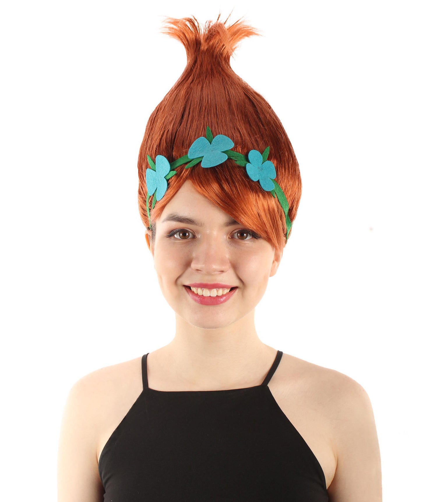 Wigs2you ハロウィン パーティー プレミアム レディース H-1448 着けやすい 快適なフィット感 コスプレウィッグ ポピートロールズ スタイル ピンクカラーウィッグ