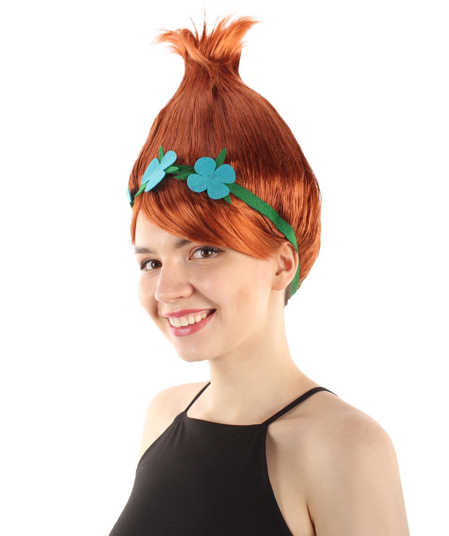 Wigs2you ハロウィン パーティー プレミアム レディース H-1448 着けやすい 快適なフィット感 コスプレウィッグ ポピートロールズ スタイル ピンクカラーウィッグ
