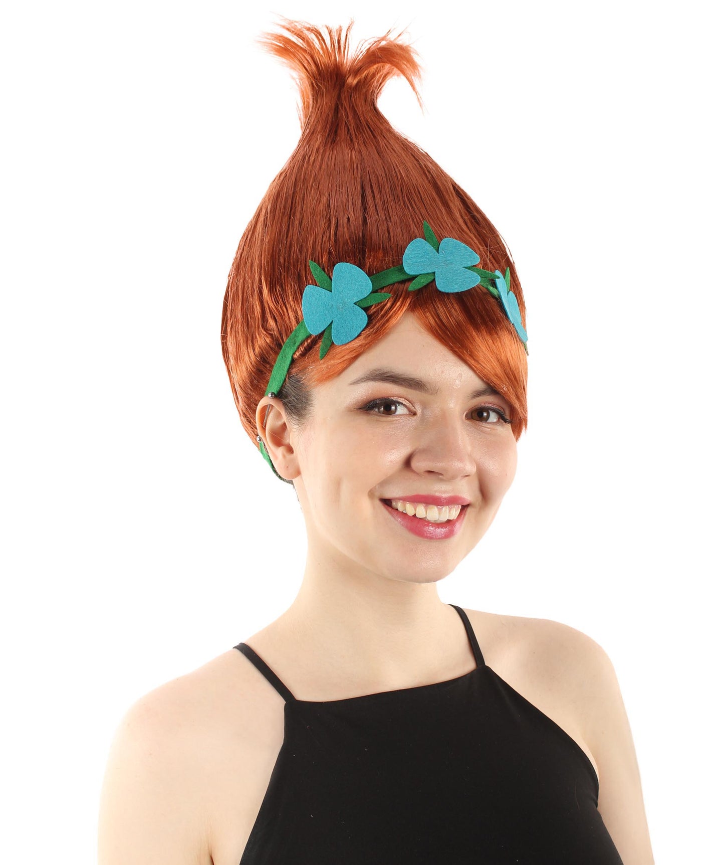 Wigs2you ハロウィン パーティー プレミアム レディース H-1448 着けやすい 快適なフィット感 コスプレウィッグ ポピートロールズ スタイル ピンクカラーウィッグ