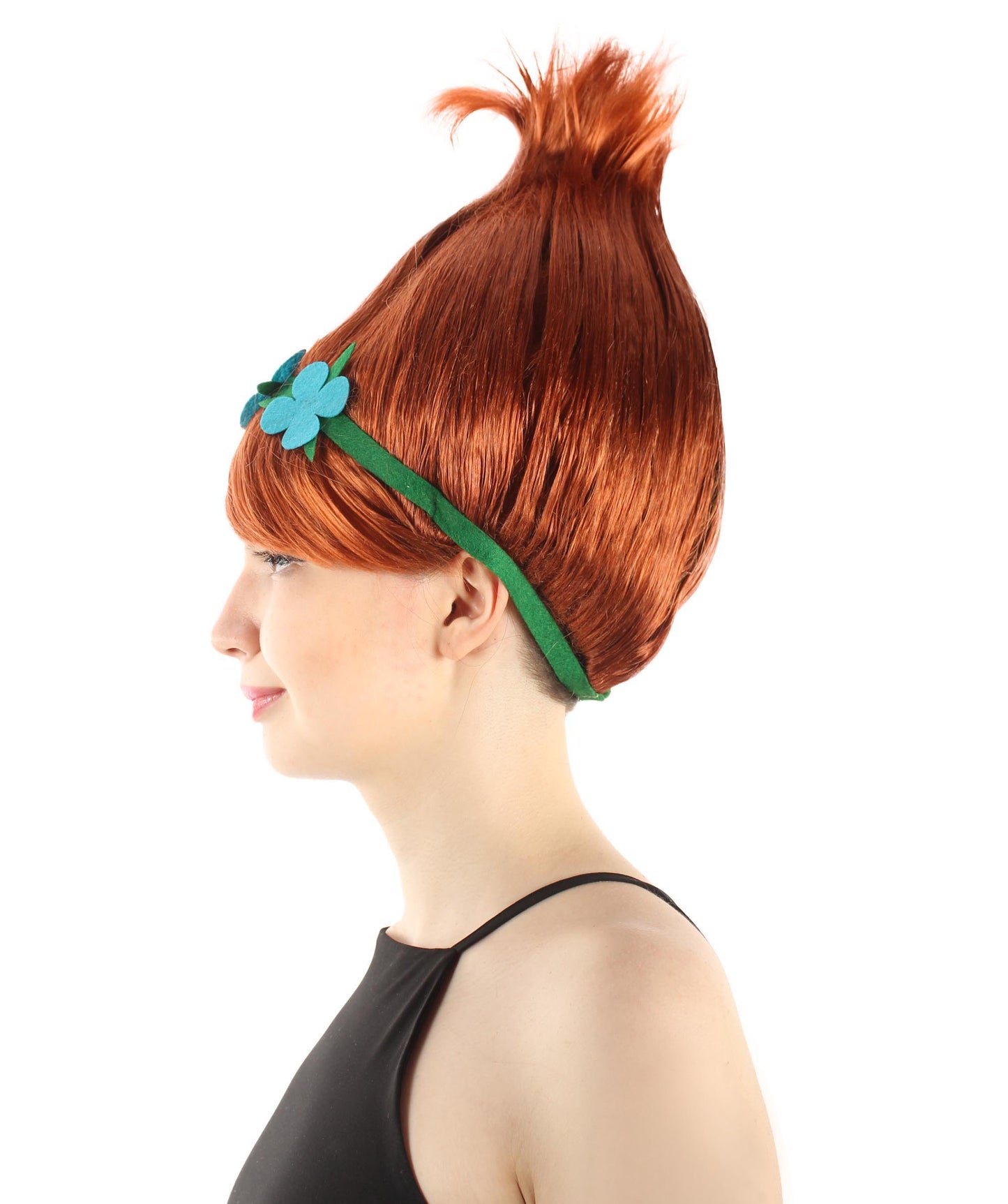 Wigs2you ハロウィン パーティー プレミアム レディース H-1448 着けやすい 快適なフィット感 コスプレウィッグ ポピートロールズ スタイル ピンクカラーウィッグ