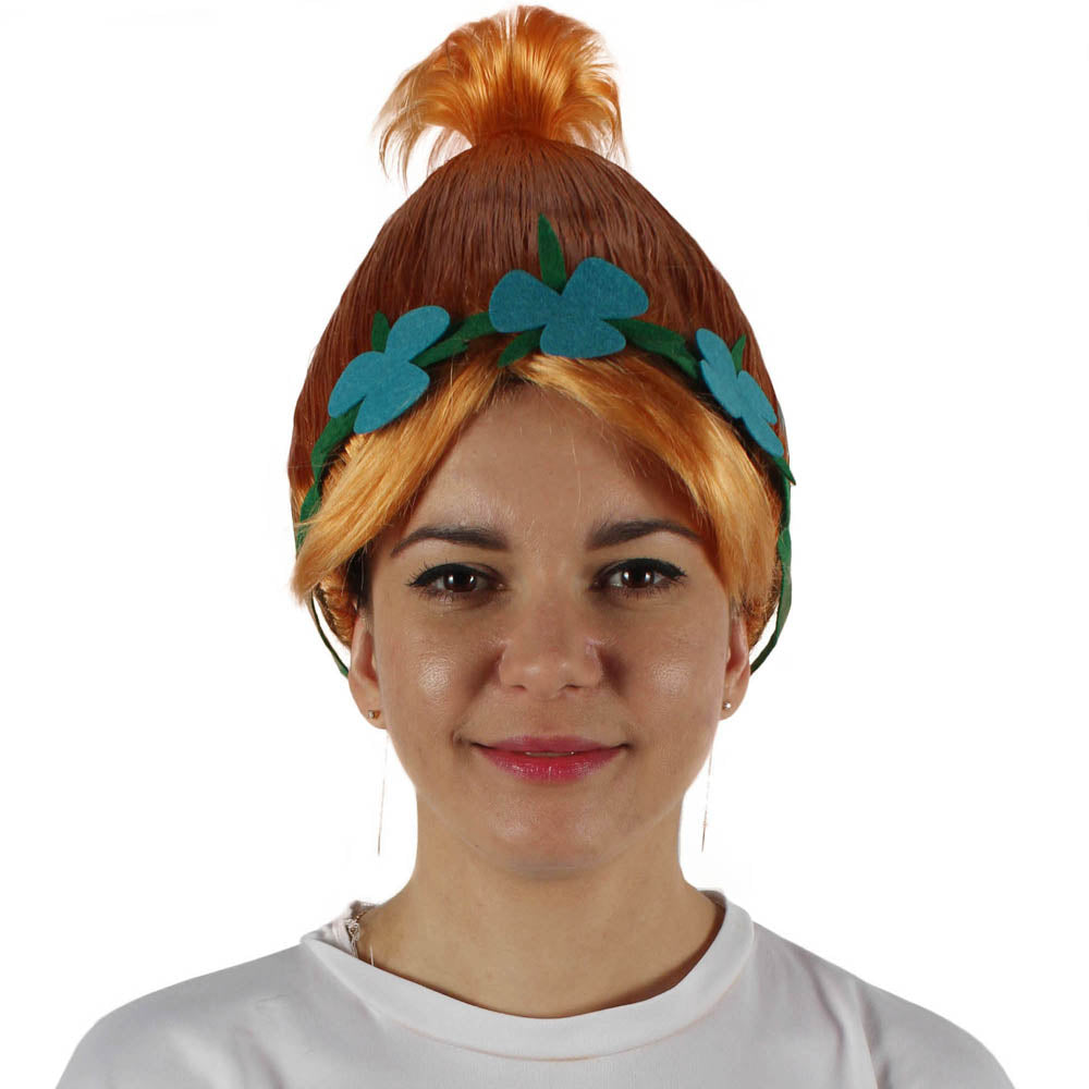 Wigs2you ハロウィン パーティー プレミアム レディース H-1448 着けやすい 快適なフィット感 コスプレウィッグ ポピートロールズ スタイル ピンクカラーウィッグ
