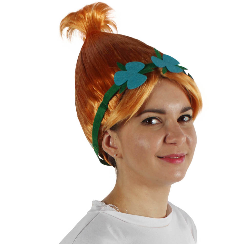Wigs2you ハロウィン パーティー プレミアム レディース H-1448 着けやすい 快適なフィット感 コスプレウィッグ ポピートロールズ スタイル ピンクカラーウィッグ