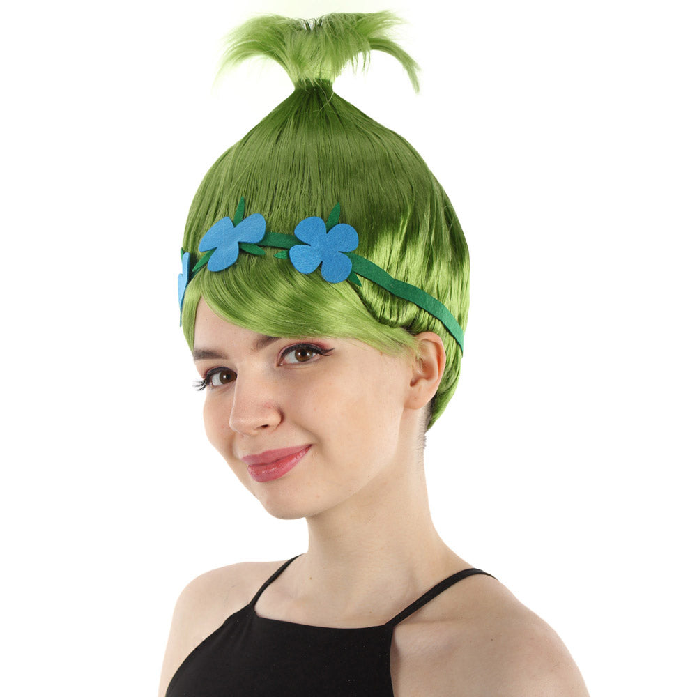 Wigs2you ハロウィン パーティー プレミアム レディース H-1448 着けやすい 快適なフィット感 コスプレウィッグ ポピートロールズ スタイル ピンクカラーウィッグ
