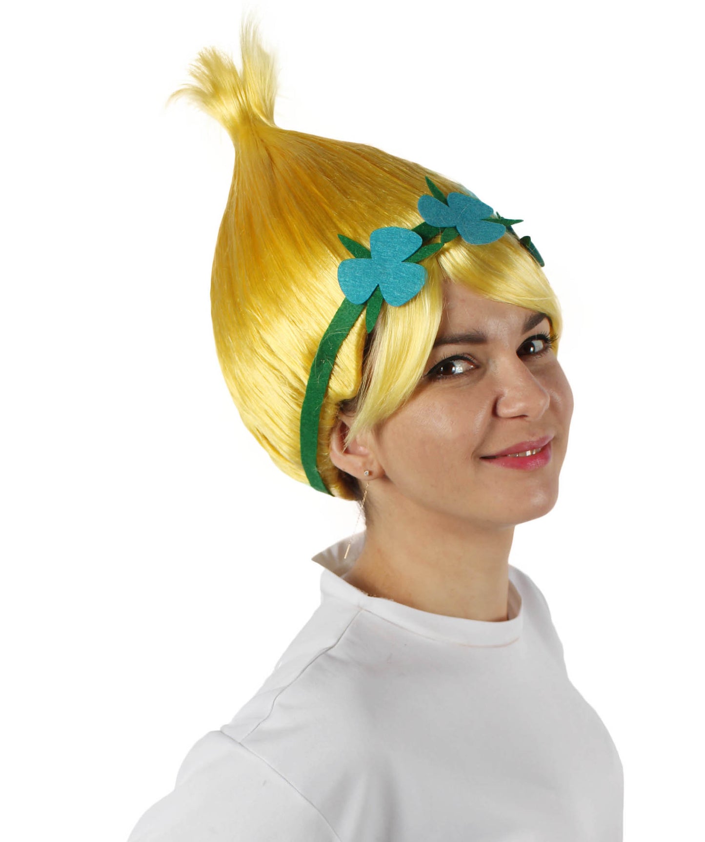 Wigs2you ハロウィン パーティー プレミアム レディース H-1448 着けやすい 快適なフィット感 コスプレウィッグ ポピートロールズ スタイル ピンクカラーウィッグ