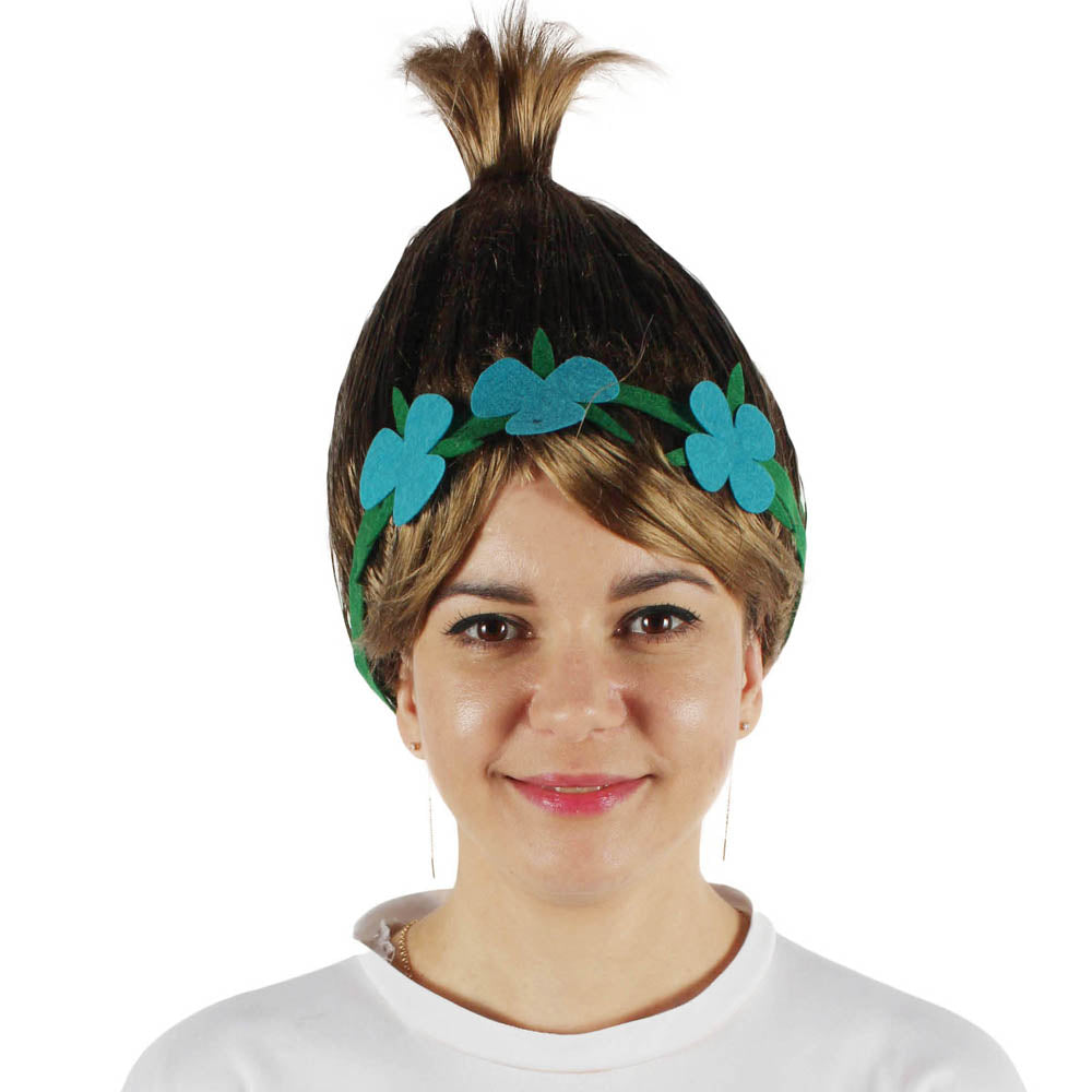 Wigs2you ハロウィン パーティー プレミアム レディース H-1448 着けやすい 快適なフィット感 コスプレウィッグ ポピートロールズ スタイル ピンクカラーウィッグ