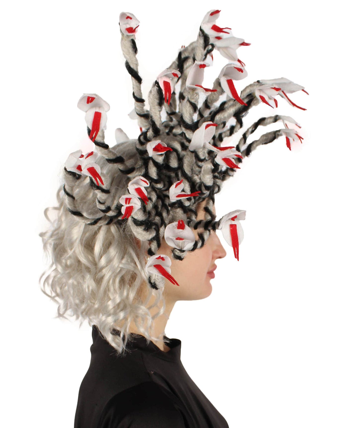 Wigs2you H-5664 大人用 ユニセックス ギリシャ神話 メデューサ ヘビ ウィッグ | 複数のカラーオプション