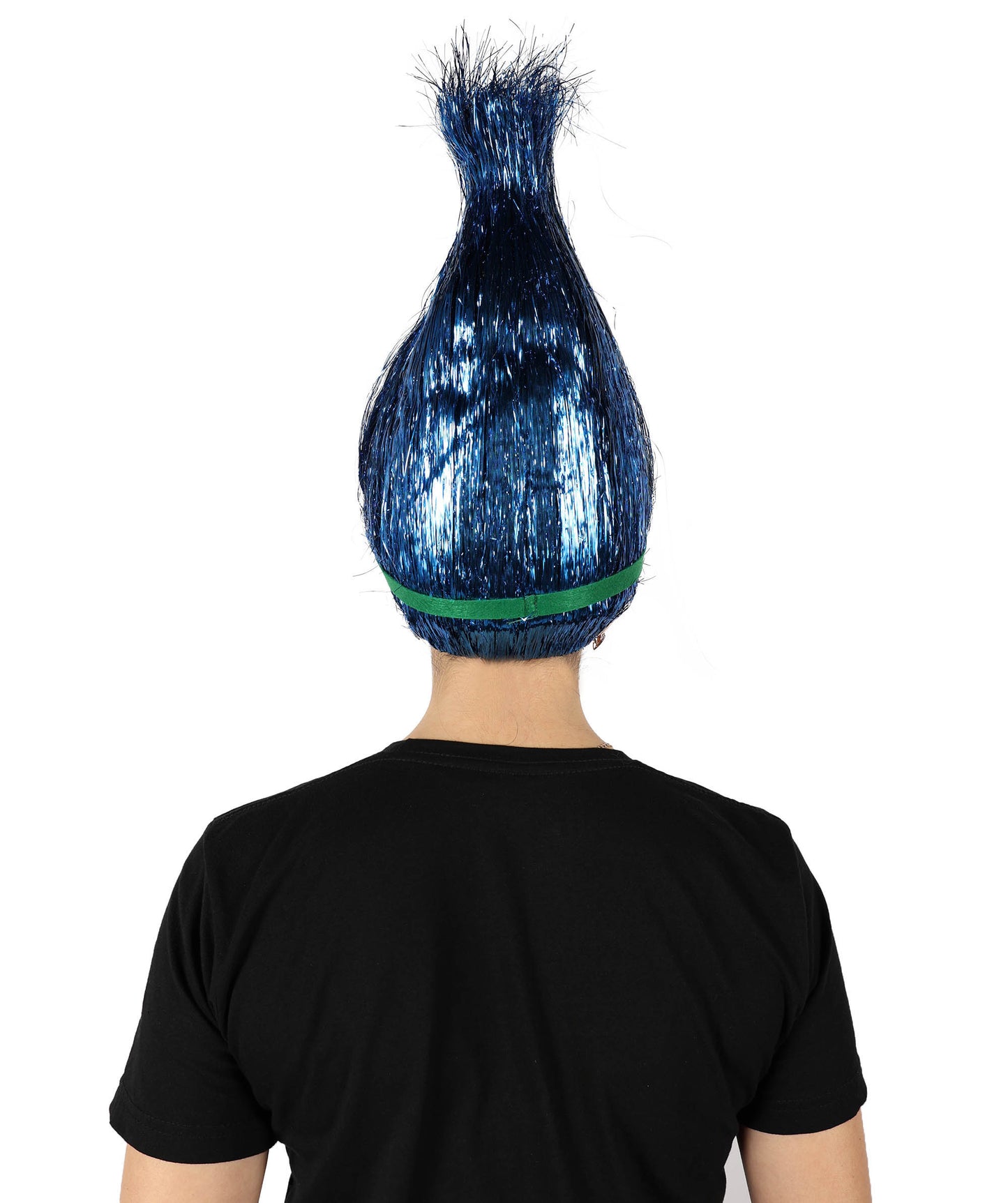 Wigs2you H-6394 大人用アニメ映画キャラクター スパイク ティンセル トロール ウィッグ 花付き I マルチカラー コスプレウィッグ I ティンセル素材