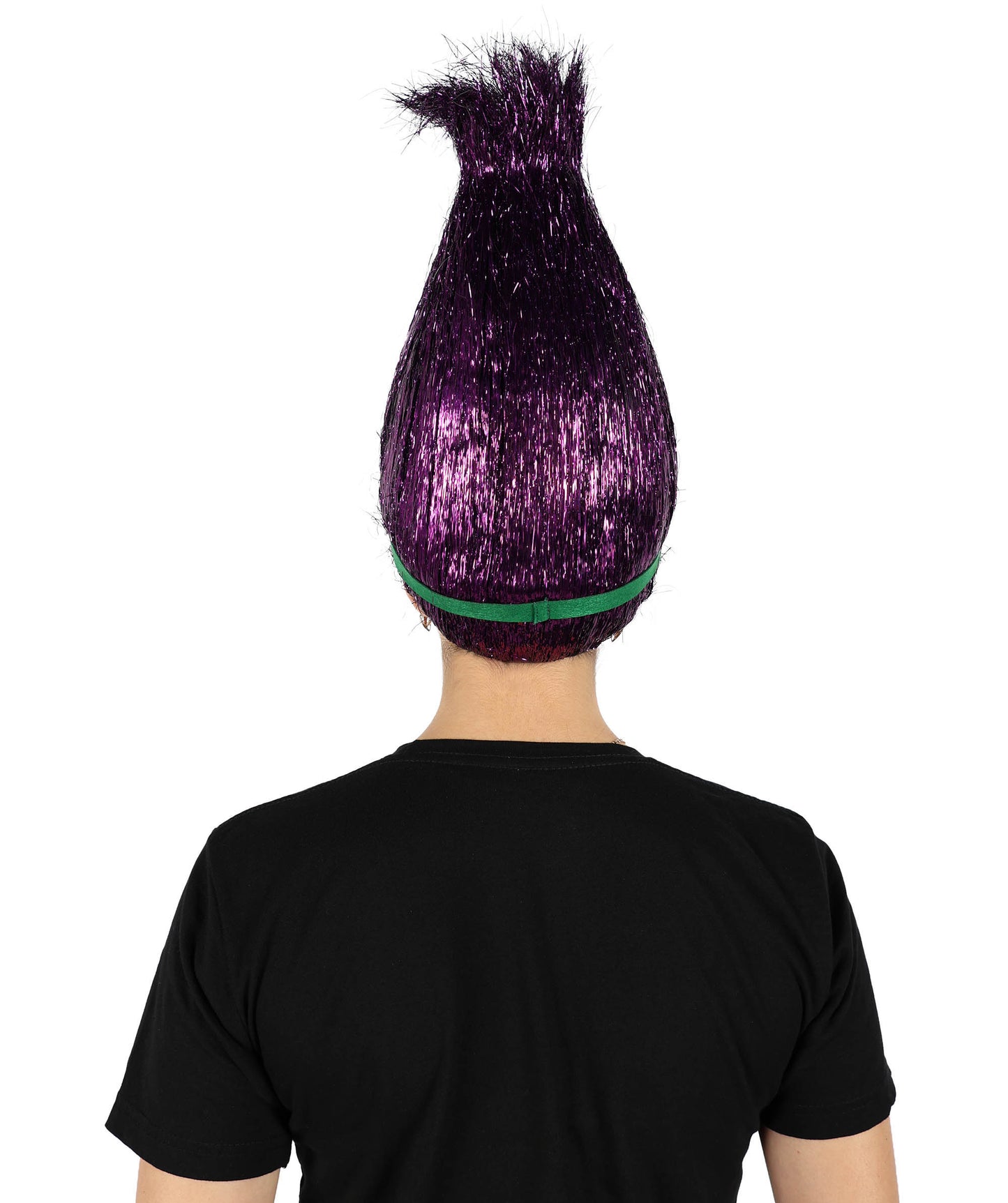 Wigs2you H-6394 大人用アニメ映画キャラクター スパイク ティンセル トロール ウィッグ 花付き I マルチカラー コスプレウィッグ I ティンセル素材
