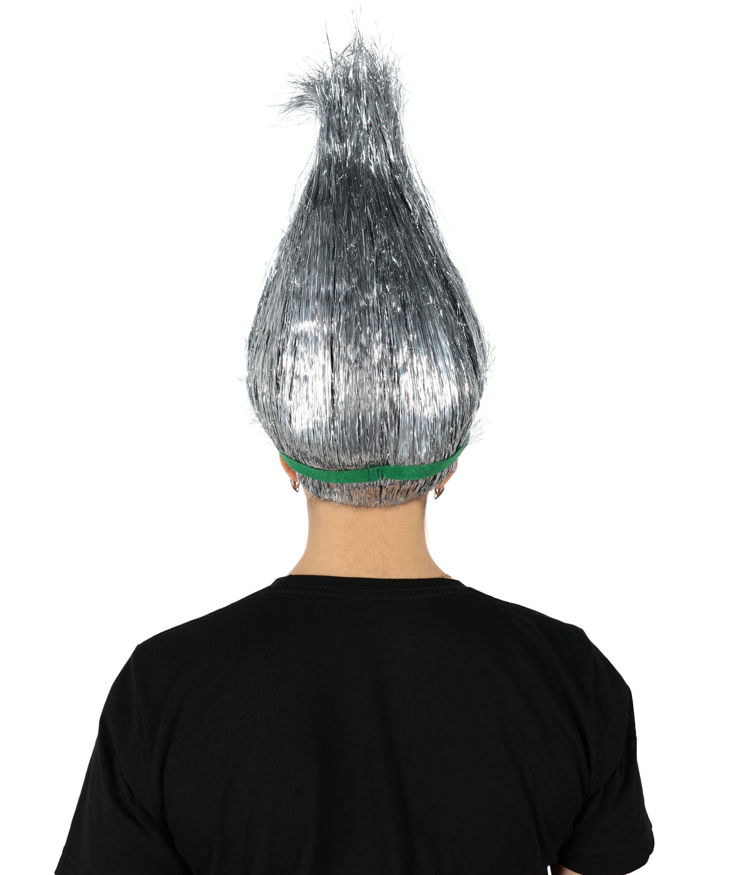 Wigs2you H-6394 大人用アニメ映画キャラクター スパイク ティンセル トロール ウィッグ 花付き I マルチカラー コスプレウィッグ I ティンセル素材