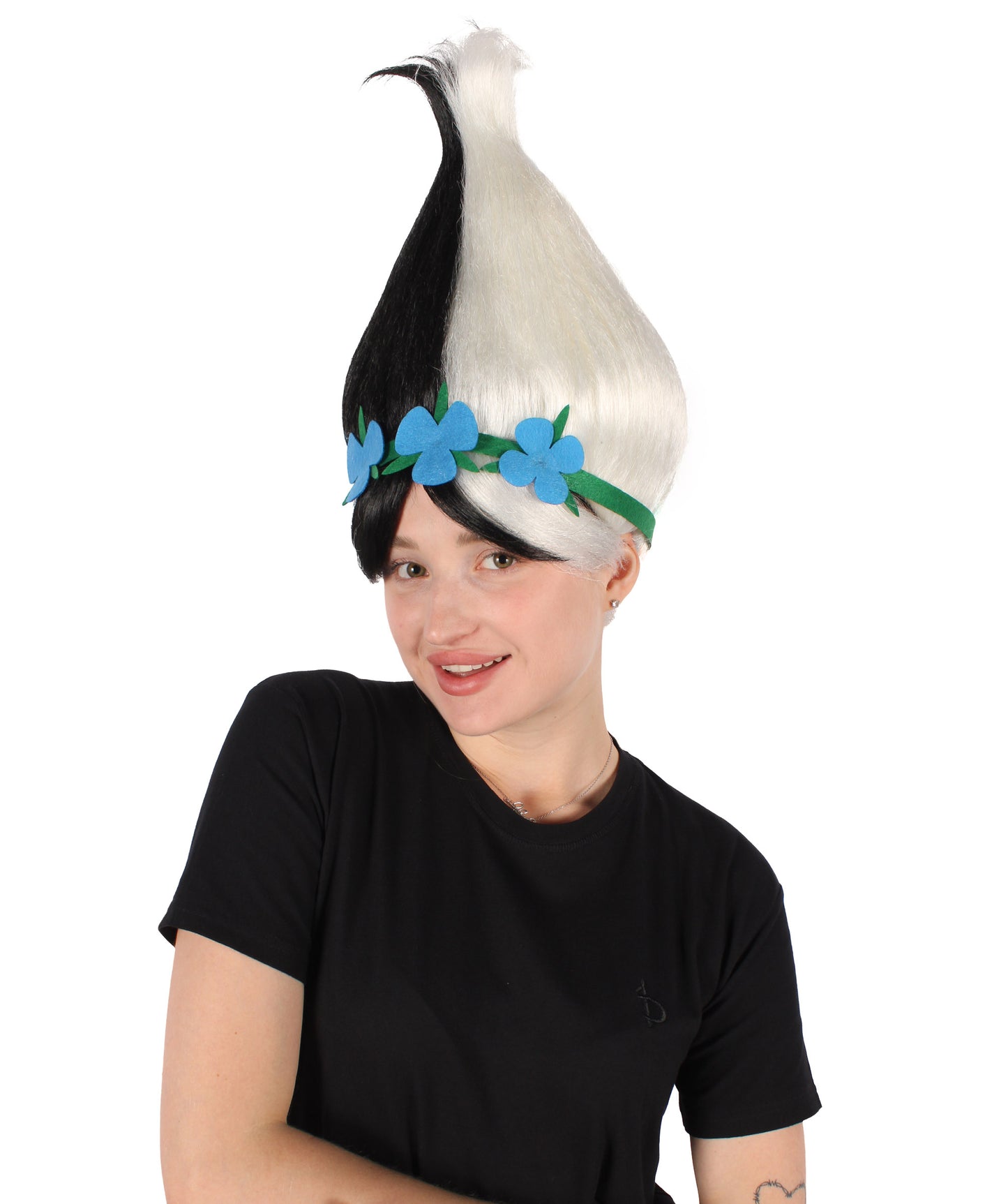 Wigs2you ハロウィン パーティー プレミアム レディース H-1448 着けやすい 快適なフィット感 コスプレウィッグ ポピートロールズ スタイル ピンクカラーウィッグ