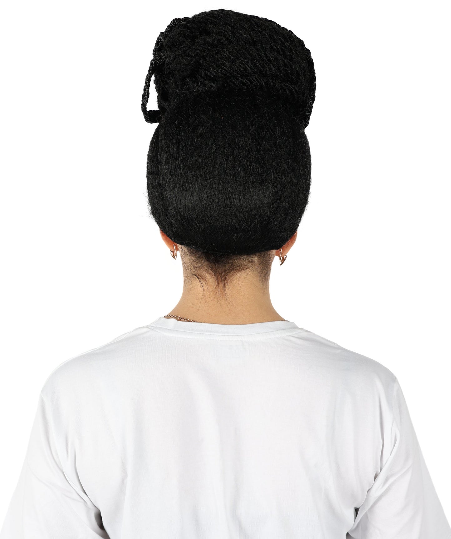 Wigs2you H-6857 レディース ルピタ・ニョンゴ風ロングカーリーブラックウィッグ - プレミアム難燃性合成繊維ヘア、通気性キャップ付き