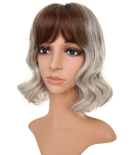 Wigs2you H-6937 ファッション ウィッグ _ 耐熱アッシュライトブラウン 13.5インチ キャップレス