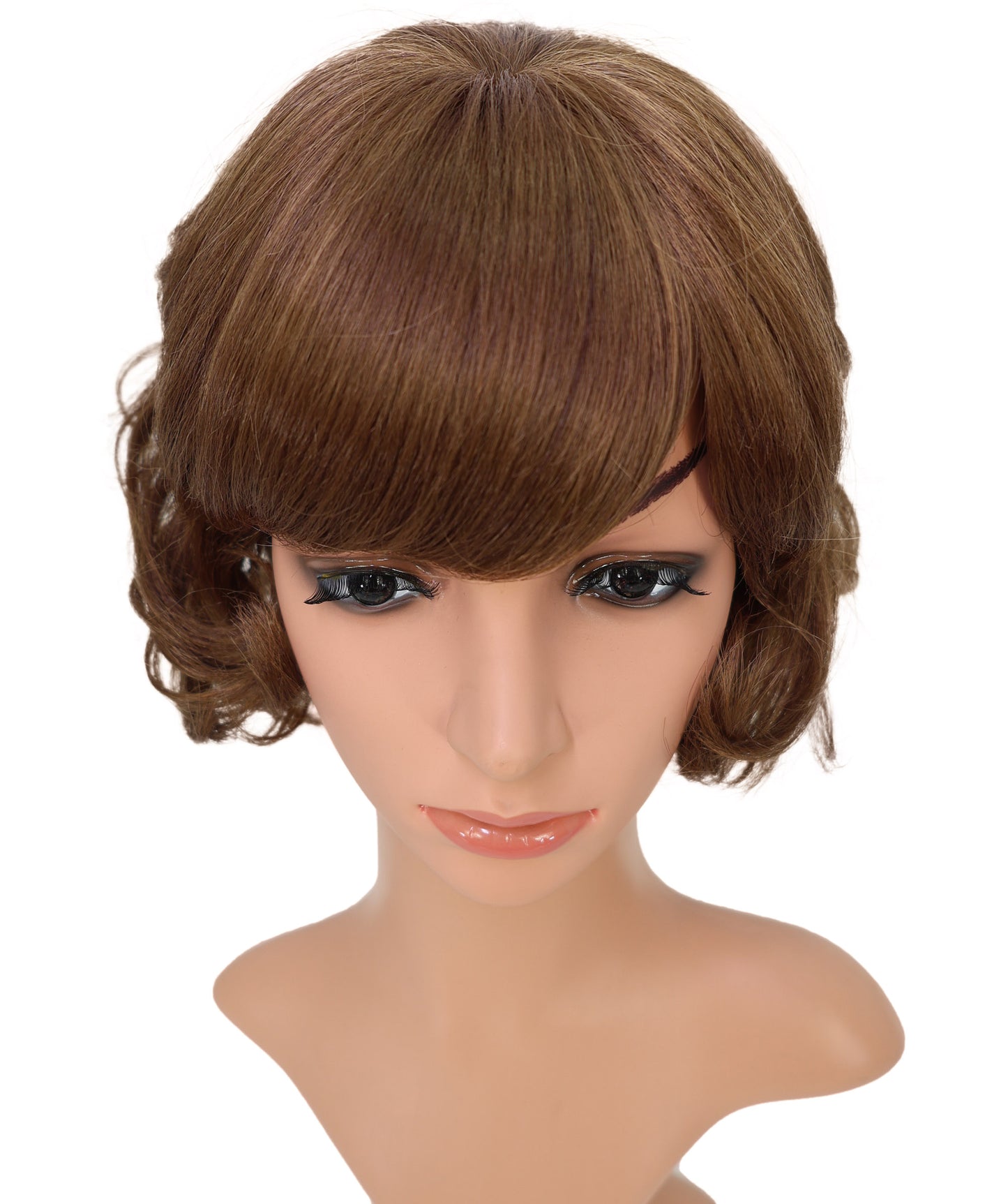 Wigs2you H-6939 ファッション ウィッグ _ 耐熱レディッシュブラウン 7.5インチ キャップレス