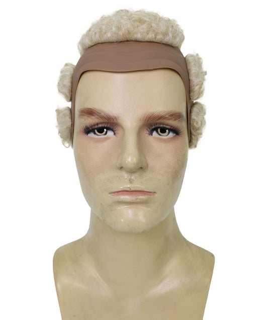 Wigs2you H-6959 大人用プラチナブロンドのバズカットウィッグ|格闘ゲーム風ヘアスタイル|難燃性合成繊維