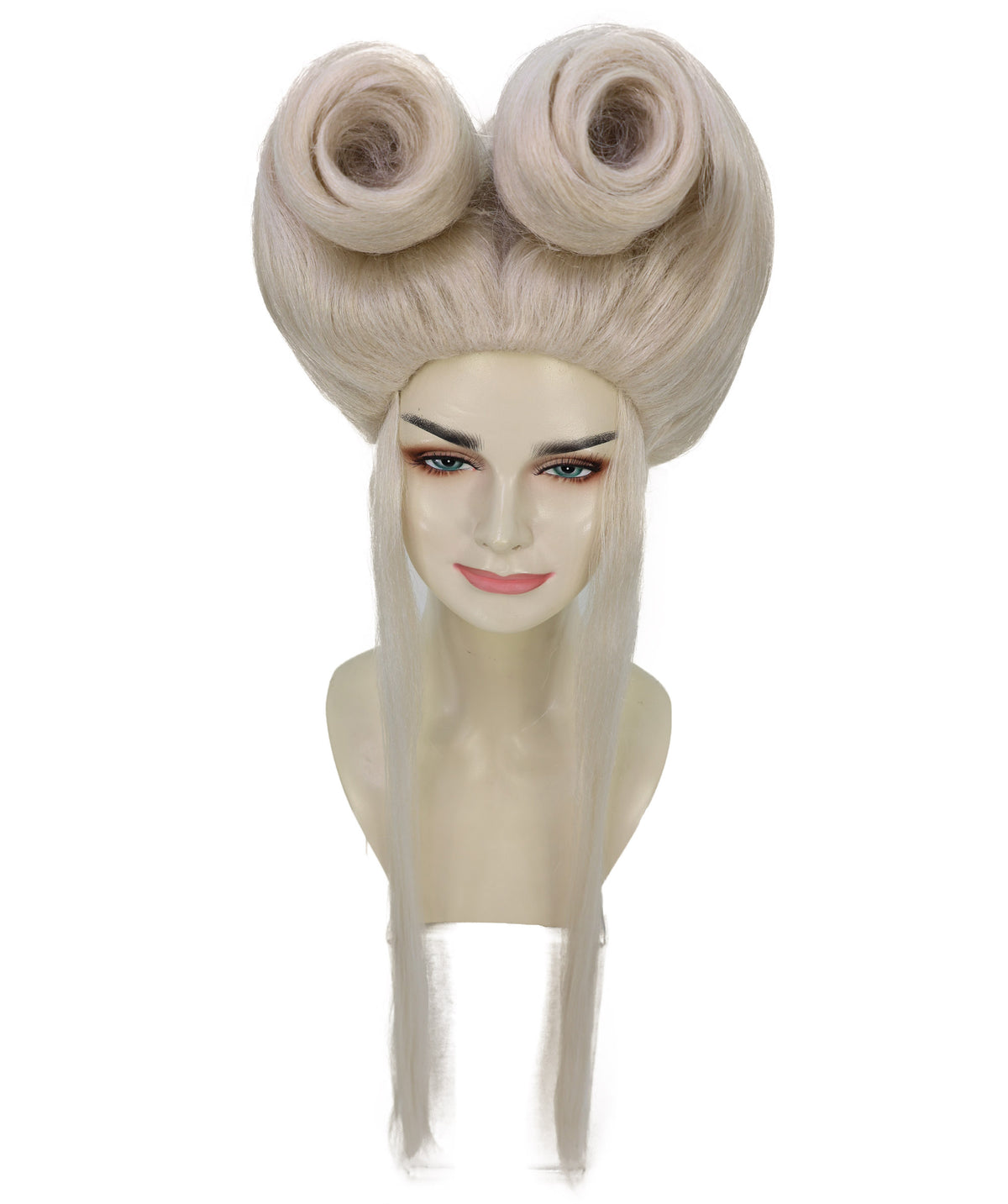 Wigs2you H-6962 レディース ファンタジーウィッグ プラチナブロンド ロング ストレート ボリューム フルウィッグ 軽量 コスプレウィッグ 合成繊維 ハロウィン
