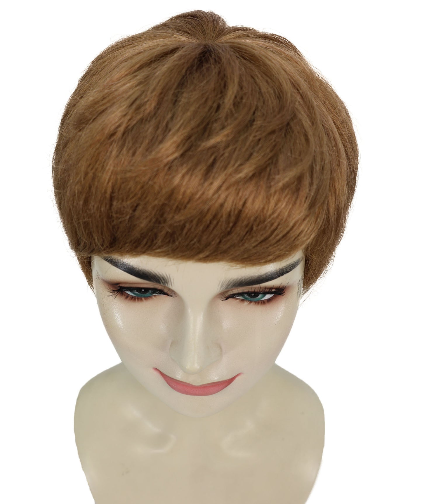 Wigs2you H-6972 大人女性向けシックなハニーブロンドのピクシーカットウィッグ|洗練されたショートレイヤードスタイル|ハロウィンに最適|通気性のあるキャップレスキャップ